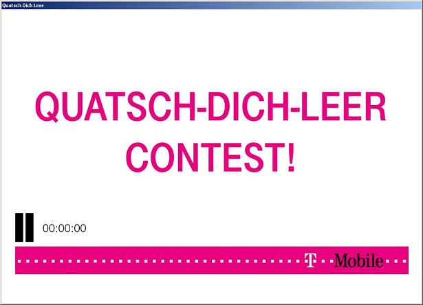 Quatsch Dich leer - Das sehen die Teilnehmer Quatsch Dich leer - die Windows Applikation